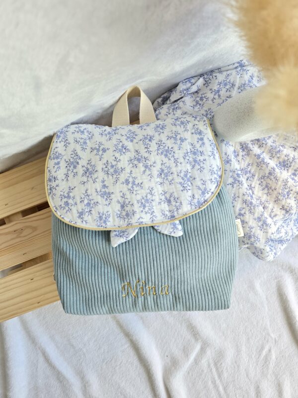 Sac à dos enfant velours côtelé – Image 7