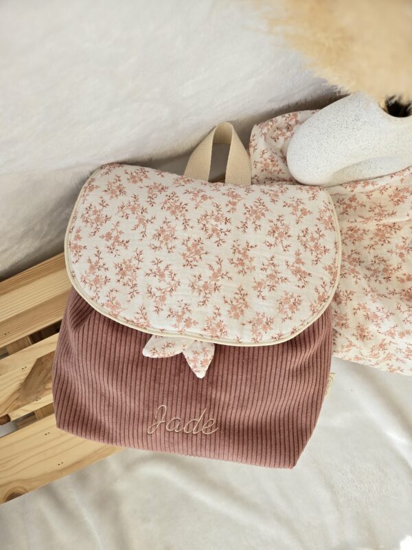 Sac à dos enfant velours côtelé – Image 19