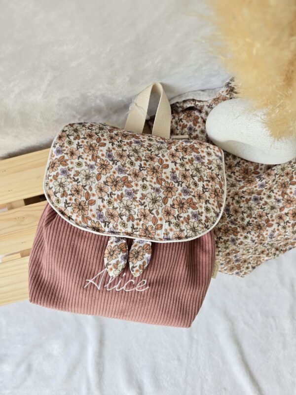 Sac à dos enfant velours côtelé – Image 5