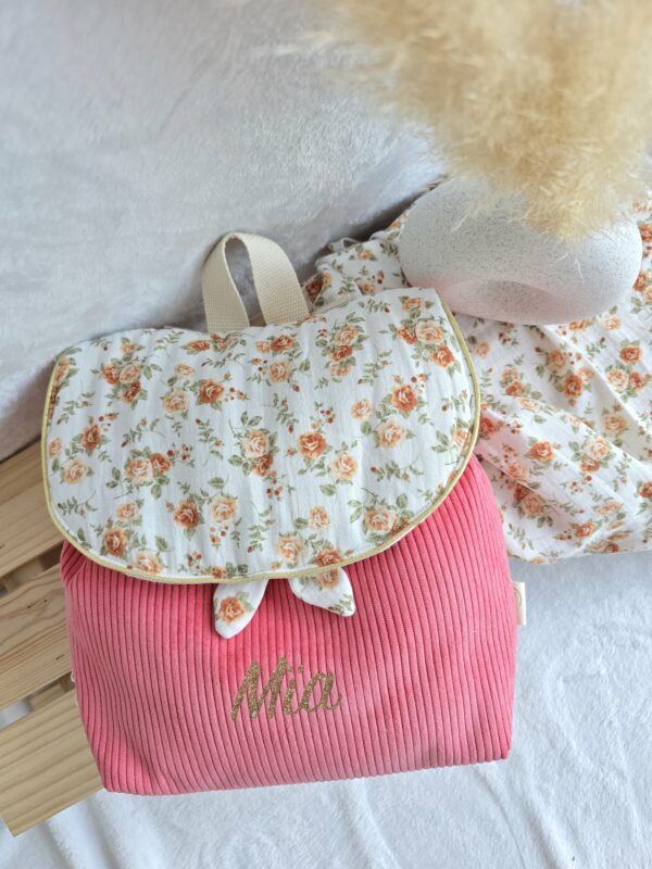 Sac à dos enfant velours côtelé – Image 18